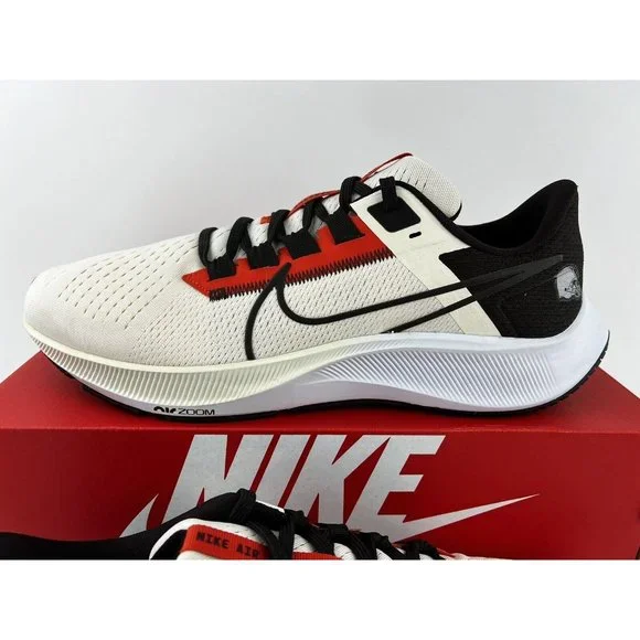 Nike Air Zoom Pegasus 38 NFL Cleveland Browns Men's Size 12 Sneakers NO SHOW BOX - Picture 6 of 12